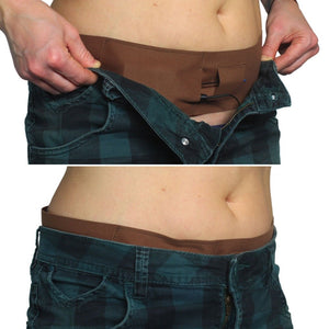 Ursa Straps Waist Sideways Pouch - Large (Caramel)