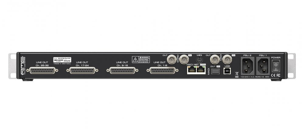 RME M-32 Pro DA II Dante