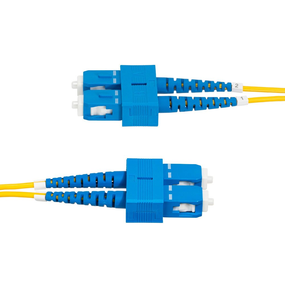 StarTech 10m (32.8ft) SC to SC (UPC) OS2 Single Mode Duplex Fiber Optic Cable - 9/125µm -C10M