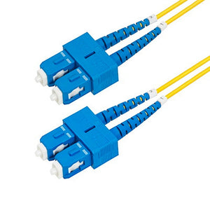 StarTech 10m (32.8ft) SC to SC (UPC) OS2 Single Mode Duplex Fiber Optic Cable - 9/125µm -C10M