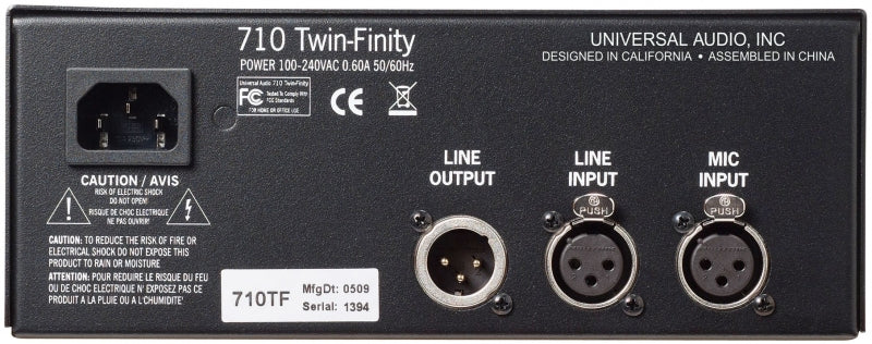 Universal Audio 710 Twin-Finity