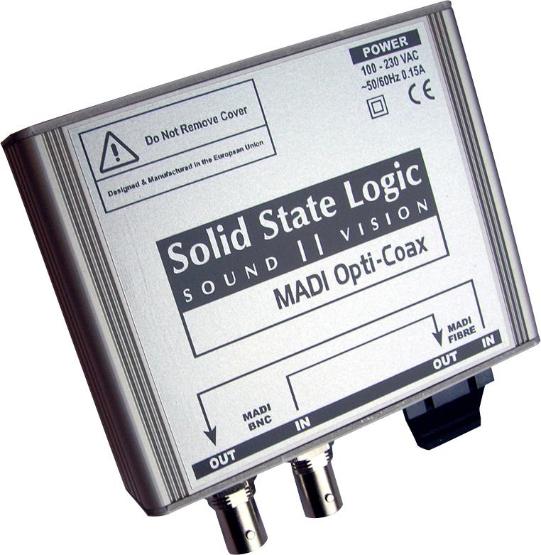 Solid State Logic MADI Opti-Coax