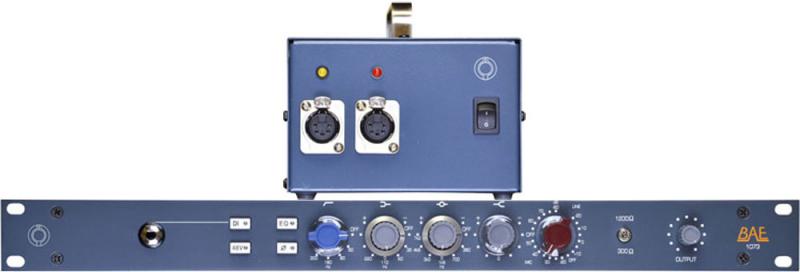 BAE 1073 - Mic Pre/EQ 19'' Rackmount Single with PSU