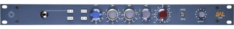 BAE 1073 - Mic Pre/EQ 19'' Rackmount Single without PSU