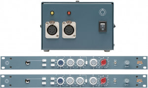 BAE 1084 - Mic Pre/EQ 19'' Rackmount Pair with PSU