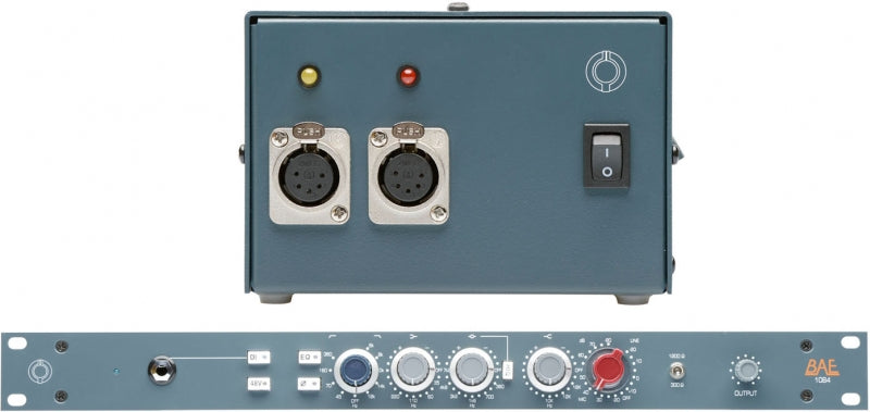 BAE 1084 - Mic Pre/EQ 19'' Rackmount Single with PSU