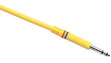 Mogami TT Bantam Patchcord - 24in Yellow