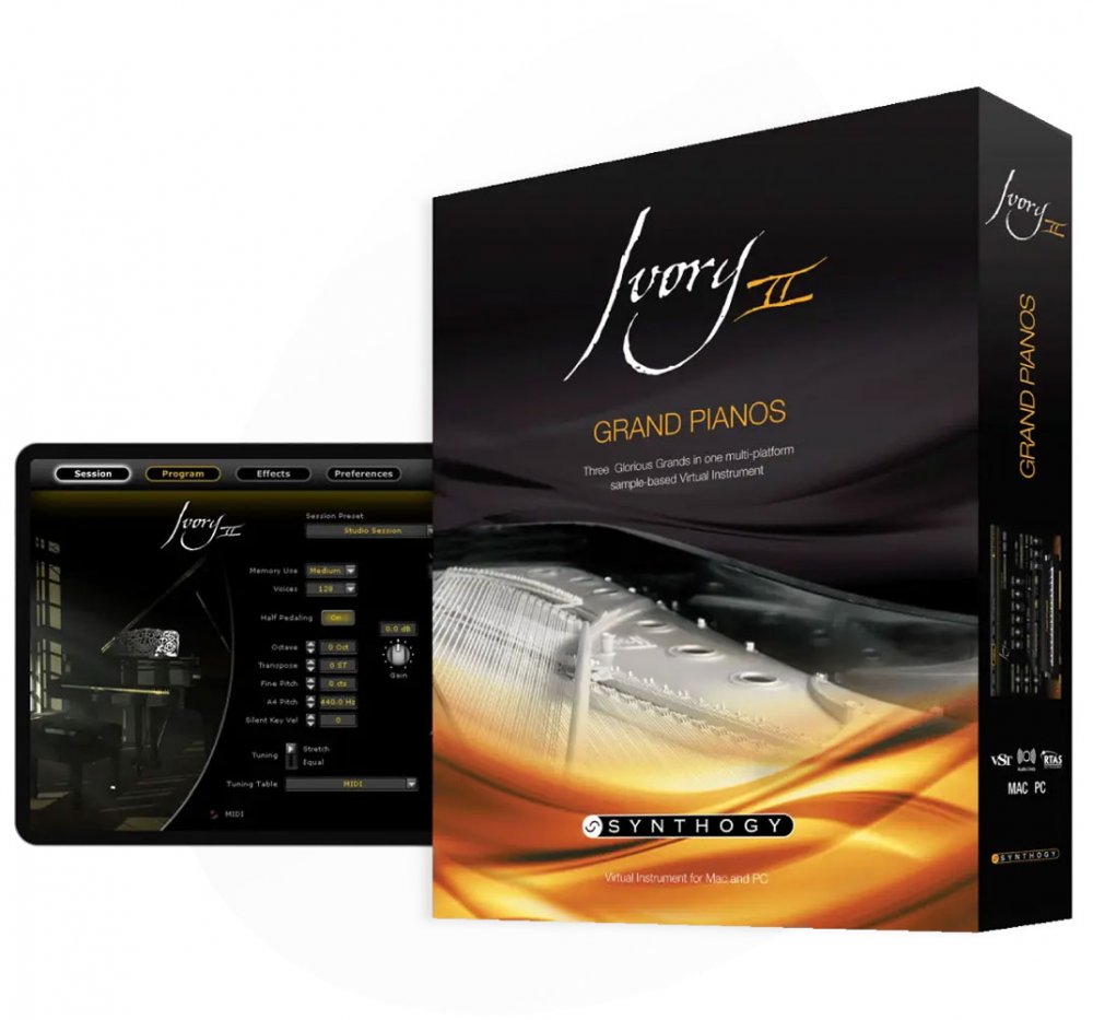 Synthogy Ivory II Grand Pianos