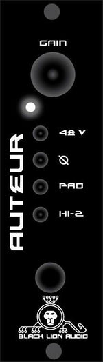 Black Lion Audio Auteur MKII 500 Mic Pre