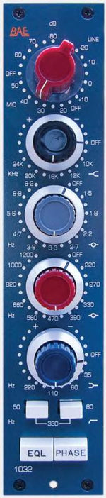 BAE 1032 - Mic Pre/EQ Module