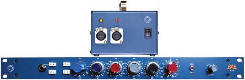 BAE 1032 - Mic Pre/EQ 19'' Rackmount Single with PSU